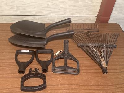 Shovels and handles