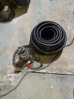 Sump Pump and hose #2