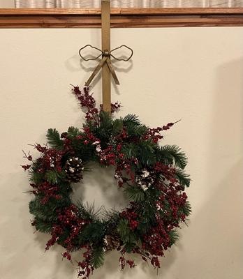 Wreath and holder