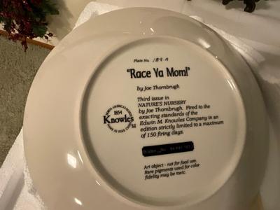 Ducks unlimited signed plates with Knowles plates, and art work