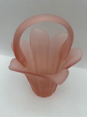 MIKASA Pink Basket Vase
