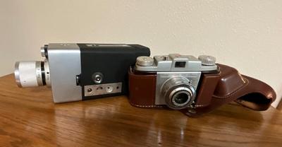 Vintage camera and 1960’s Kobena Super 8 Movie Film Camera