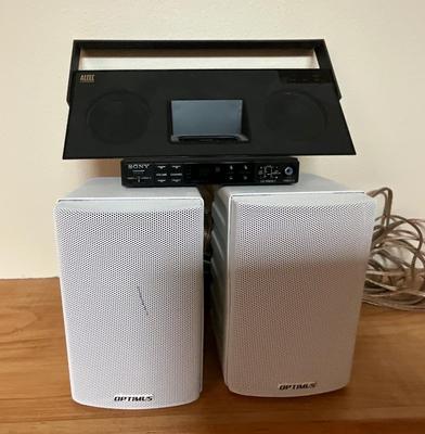 Optimus Speakers and IPod speaker