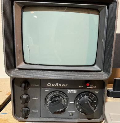 Small Sony TV, Quasar TV, Daylight screen, Radio Shack intercom system