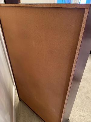 Three Shelf Bookcase with Glass Doors