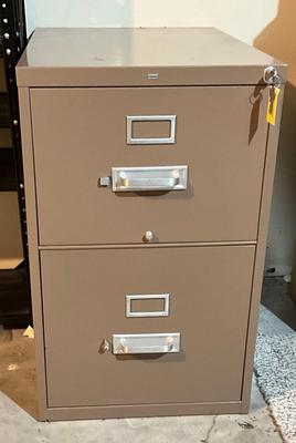 2 Drawer Fire File cabinet with Keys