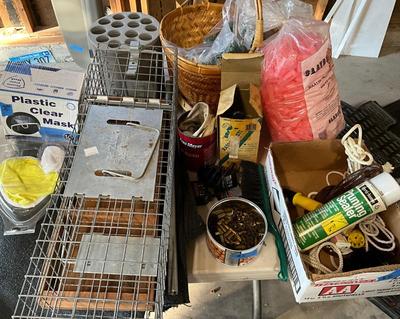 Garage box 1, includes squirrel cage