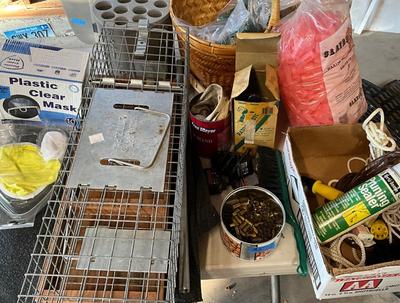 Garage box 1, includes squirrel cage