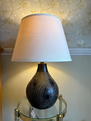 Carved Table Lamp