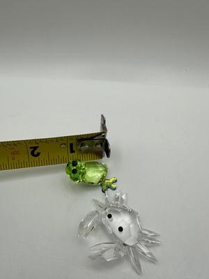Swarovski Crystal Crab & Frog
