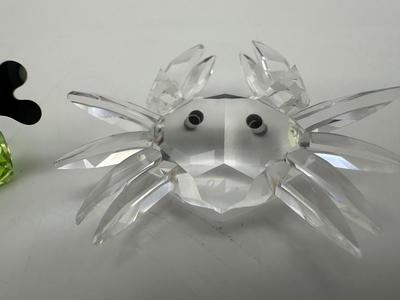 Swarovski Crystal Crab & Frog