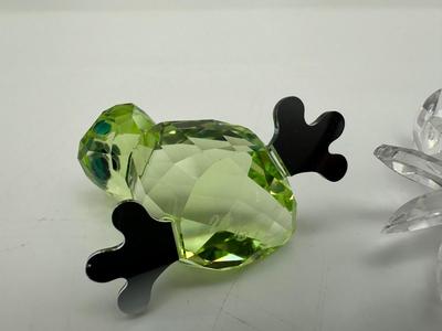 Swarovski Crystal Crab & Frog