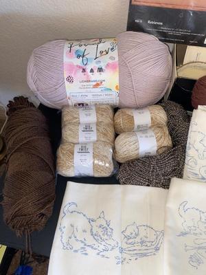 YARDS-N-YARDS OF YARN & EMBROIDERY PATTERN