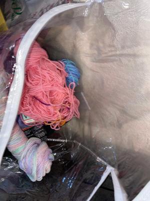 IT’S ALMOST SWEATER & AFGAN MAKING WEATHER**LOOK AT ALL THIS YARN!”