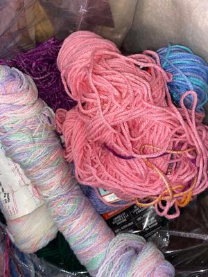 IT’S ALMOST SWEATER & AFGAN MAKING WEATHER**LOOK AT ALL THIS YARN!”