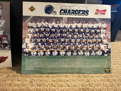 98’ DENVER BRONCOS FOOTBALL and the 1992 SAN DIEGO CHARGERS AND ARIZONA CARDINALS TEAM PHOTOS