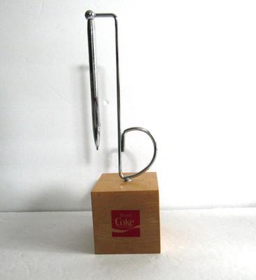 Older Coca Cola Magnetic Holder With Pen