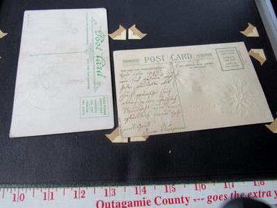 Old Photopgraphs Book With A Few Antique Postcards