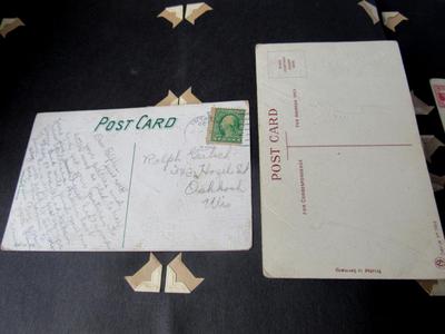 Old Photopgraphs Book With A Few Antique Postcards