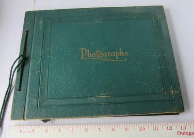 Old Photopgraphs Book With A Few Antique Postcards
