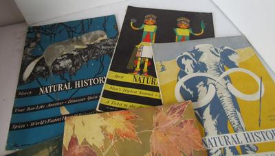 Vintage Natural History Magazine Lot, 1930s and 1950s