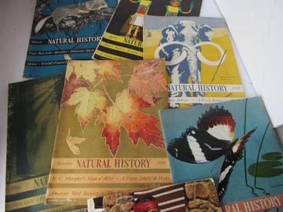 Vintage Natural History Magazine Lot, 1930s and 1950s