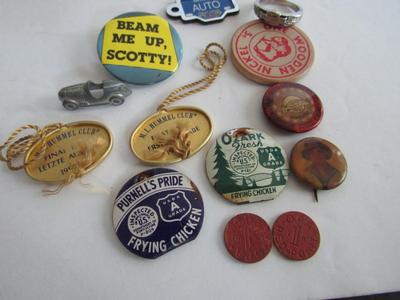 Lot of Older Small Pins, Junk Drawer Stuff