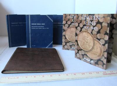 Vintage Empty Coin Books