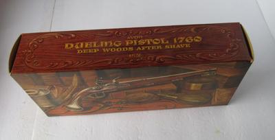 Vintage Avon Dueling Pistol Bottle Full of Deep Woods After Shave