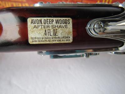 Vintage Avon Dueling Pistol Bottle Full of Deep Woods After Shave