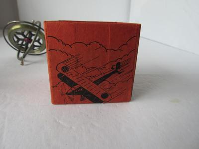 Old Gyroscope in Original Box and Vintage Plastic Face Slide Rule in Original Box
