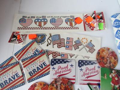 Lot of Decals, Coasters, Swizzle Sticks, Shelf Paper