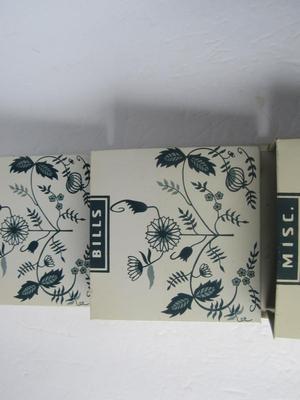 Older Metal Wall Pocket Letter/Bill Holder