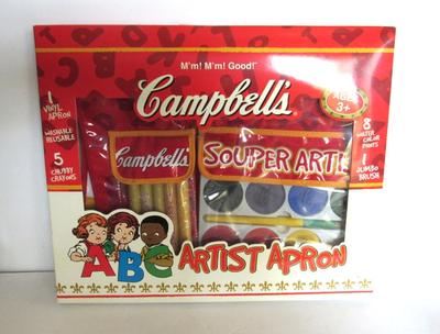 Older Campbell's Soup Artist Set With Apron