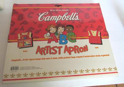 Older Campbell's Soup Artist Set With Apron
