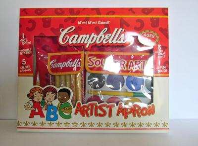Older Campbell's Soup Artist Set With Apron