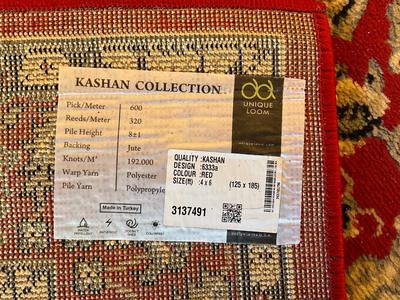 Kashan Rug made in Turkey 4x6