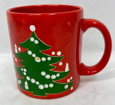 Christmas Themed Ceramic Coffee Cup