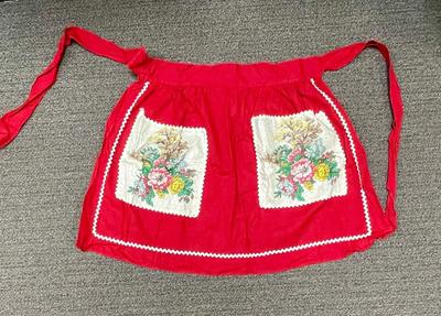 Vintage Red Apron