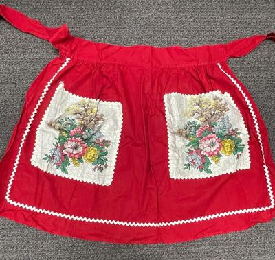 Vintage Red Apron