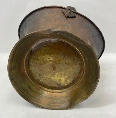 Antique Copper Scuttle or Coal Bin