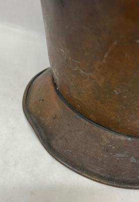 Antique Copper Scuttle or Coal Bin