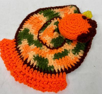 Lot D - Pot Holder Chicken - multi-colored