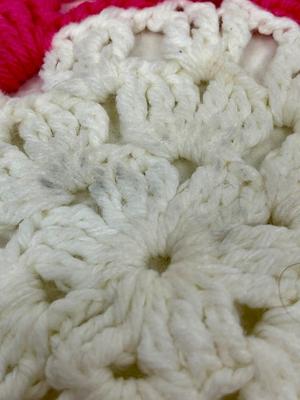 Lot H - Two Tone Vintage Crocheted Doily