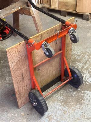 Homemade hand truck