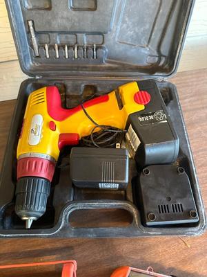 Drills and staple gun