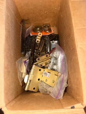 Hinges and door handles