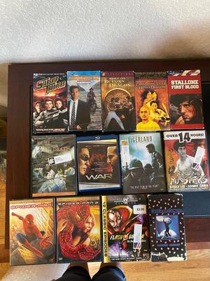 HOURS OF MOVIE WATCHING ENJOYMENT ON DVD & VHS