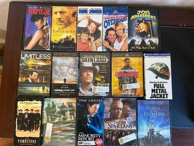A BUNCH OF CLASSIC MOVIES ON DVD & VHS