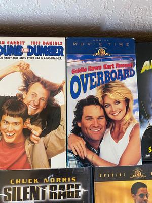 A BUNCH OF CLASSIC MOVIES ON DVD & VHS